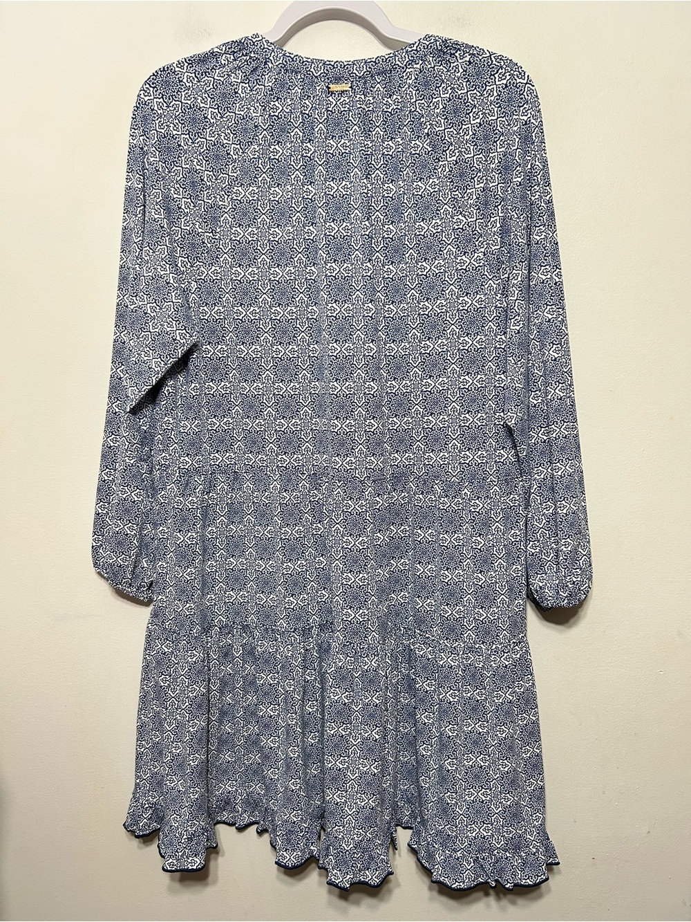 Cabana Life & Talbots Byron Bay Ruffle Tunic Coverup Mosaic Tile - Picture 7 of 11
